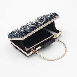Rhinestone Purse Lady Handbags Ladies Chains Shoulder Bag Beading Bags Clutch Evening Bag For Women pochette femme