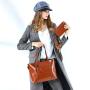 2022 Fashion Design Genuine Leather Ladies Large Capacity Tote Handbags Luxury Women Shoulder Bag With Coin Purse