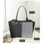 Gelory Customized Wholesale Ladies Luxury Texture Rhombus Large Capacity Handbags Women Travel Shopping Tote Bag