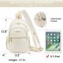 LOVEVOOK Cycling Hiking small purse fashion Crossbody Chest Bag Convertible Casual Daypack Shoulder sling bag for women Backpack