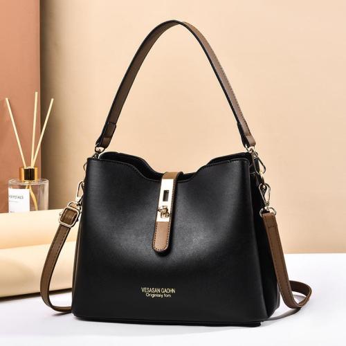 Fashion leather customized leather tote bag handbag women briefcase bag