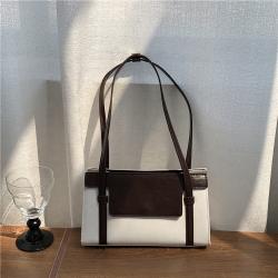 Wholesale New Designer Shoulder Bag Niche High-End Color Contrast Stitching Handbag Color Contrast Underarm Hand Bag for Women