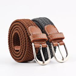 The New Stretch Woven Elastic Jeans Belt Fabric Belt Men Women Unisex Multiple Colors In Stock