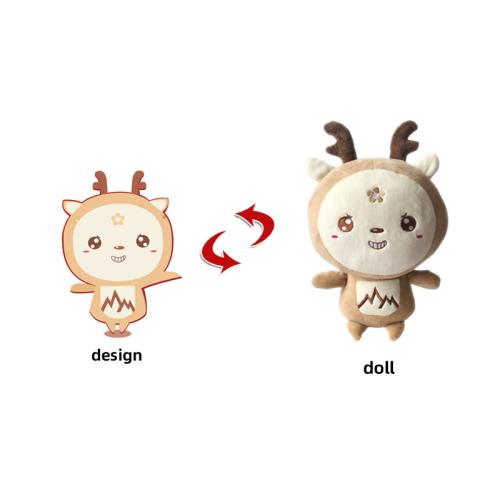 custom plushie soft stuffed animal art Festival gift Purple demon wholesale Promotional bulk company logo plush toys