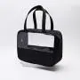 Personalised Clear PVC and Nylon Wash Bag Cosmetic Large Travel Waterproof Makeup Tote Bag Toiletry Storage Organizer Bag