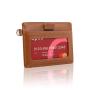High quality genuine leather credit card holder slim id card holder leather mini card holder