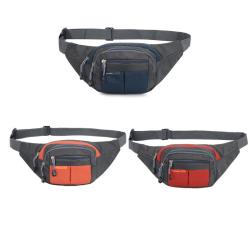 Wholesale OEM Custom Logo Nylon Multifunctional Fanny Pack Outdoor Sports Running Jogging Waist Bag For Women Men