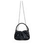 2024 Factory Outlet New Korean Fashion Trend Women Shoulder Bag Chain Slanting Bag Pleated Candy Pu Leather Color Handbags