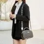 Women's Bag Ladies's 2024 Handbag New Circle Pattern Decoration Crossbody Shoulder Bag Ribbon Camera Square Bag