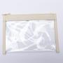 Cute Waterproof Zipper PU Clear Skin Care Cosmetic Pouch Storage Organizer Travel Flat Zipper Bag Women Lady Clear Clutch Bags