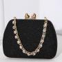2024 New Evening Bag Rhinestone Chain Handbag Crossbody Small Square Bag Celebrity Banquet Clutch Bag