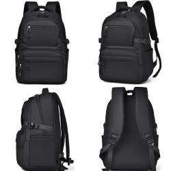 ZF195 New Schoolbag Female Junior High School Students Shoulder Bag Male Computer Backpack Oxford Breathable Waterproof