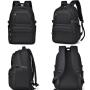 ZF195 New Schoolbag Female Junior High School Students Shoulder Bag Male Computer Backpack Oxford Breathable Waterproof