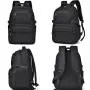 ZF195 New Schoolbag Female Junior High School Students Shoulder Bag Male Computer Backpack Oxford Breathable Waterproof