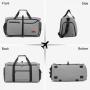 Custom Logo Travel Accessories Unisex Multifunction Water Resistant OEM Gym Bag Duffle Bag Sport Green Overnight Bag