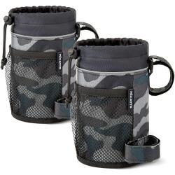 2 Pack Water Bottle Cup Holder Bike Water Bottle Holder for Bike Stroller Scooter Wheelchair