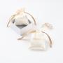 Wholesale  Custom Logo Silk Satin Pocket Drawstring Small Necklace Gem Package Recyclable Jewelry Bag
