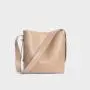 2024 New Fashion Custom Large Capacity Ladies Brown Leather Handbags Shoulder Crossbody Bucket Bags For Women The Tote Vintage