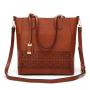 Fashion Reusable Custom Logo Large Luxury Tote Bags For Women PU Leather Waterproof Shopping Ladies Tote Bag