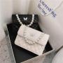 Crossbody women's bag 2023 fashion butterfly design shoulder bags for pearl chain handbags