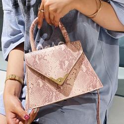 Korean Fashion Serpentine Personalized Portable BagSingle Shoulder Messenger Small Square Zipper Bag Luxury Female bag For Women