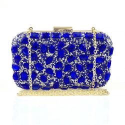 Hot sale Acrylic Multi Color Crossbody Bride Party Bag Luxury Diamond Clutch Bags Rhinestone Evening Bags