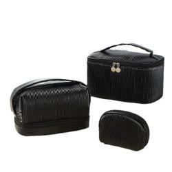 ZF343 New Cosmetic Bag Ladies Fashion Portable Travel Wash Handbag Waterproof Makeup Storage Bag three-piece suit