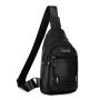 WTB030 New Fashion Men Business Chest Bags PU Leather Casual Crossbody Chest Shoulder Bag Outdoor Travel Sling Bags for Men
