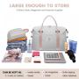 LOVEVOOK 2023 2pcs Low MOQ Stock Waterproof Custom Handbags Weekend Duffel Bag with Toiletry Purse Men Women Travel Luggage Bags