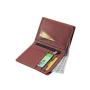 Customized Small Wallet with Pocket OEM Portable Genuine Leather Card Holder Wallet