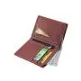 Customized Small Wallet with Pocket OEM Portable Genuine Leather Card Holder Wallet