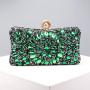 Hot selling diamond multicolour shiny rhinestone handbag clutch bag ladies party wedding blue evening bags