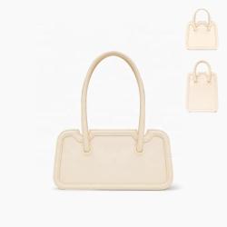 Factory Wholesale Elegant Rectangle Mini Cute Crossbody Bag Ladies Top Handle Handbags Recycled Leather Women's Tote Mini Bags