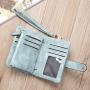 Frosted Wallet for Women Short Female Purse Soft PU Leather Korean Cute Tri-fold Card Holder Ladies Small Standard Wallets Bag