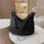 Large Capacity Crossbody Handbag Custom Leather Bag Shoulder Bag With Solid Pattern Polyester Lining Embroidery Decor