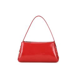2024 Bags Supplier Popular Color Red Women Handbags High Quality Silver Hardware Stylish Ladies Underarm Shoulder Bags For Girls