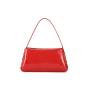 2024 Bags Supplier Popular Color Red Women Handbags High Quality Silver Hardware Stylish Ladies Underarm Shoulder Bags For Girls