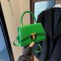 Korean ladies bag fashion handbag 2024 new crocodile pattern shoulder bag retro women's bag
