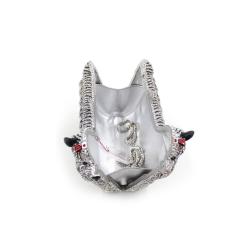 OEM Factory Women Rhinestone Purse Leather Evening Dog Shaped Clutch Gown Crystal Bag