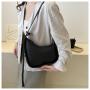 HR524 Ladies Underarm Bags PU Shoulder Armpit Handheld Underarm Bag for Girls Fashion Designers Clear Irregular Crossbody Bag