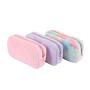New Arrival Fashion Cute Women Makeup Organizer Zipper Pouch Custom Logo Super Soft Girls Terry Cosmetic Bag