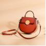 New Messenger Bag Fashion Leather Shoulder Bag Retro Leather Tote Saddle Bags