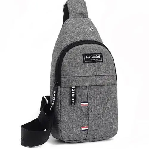HR119 Hot Sale Men's Chest Bag Outdoor Mountaineering Oxford Cloth Single Shoulder Crossbody Bag Outside Anti-Friction Sport Bag