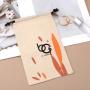 Eco-friendly Muslin Cotton Key Antique Storage Jewelry Bag Custom Logo Printed Drawstring Colico Gift Pouch With Paper Label