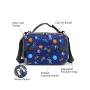 kids school bag with lunch box and water bottle outdoor square food Cooler Bag  aluminum foil waterproof leakproof 5mm EPE foam