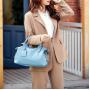 2024 Custom Logo Women Hot Selling Boston Hand Bag For Fashion Ladies With Leather Tag