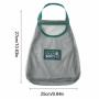 Gelory Polyester Mesh Hanging Bag Reusable Grocery Eco Shopping Tote Kitchen Fruits Vegetables Storage Bags