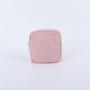 Keymay RTS Stock Popular Personalized Gift Chenille Varsity Nylon Pouch Cosmetic Makeup Bag Large Capacity Travel Cosmetic Bag