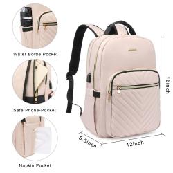 LOVEVOOK wholesale hot designer office waterproof fashion bag casual 14 15.6 17in custom business travel women laptop backpacks