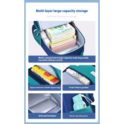 ZF028 Customized Logo Oxford Cloth Schoolbag Elementary Wear-resistant Shoulder Bag Spine Protection Load-bearing Boys and Girls